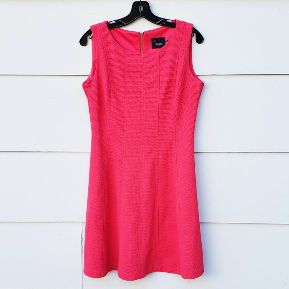 Just...Taylor Pink Sleeveless A-Line Dress - 4